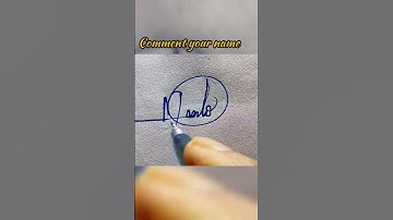 Sign like a billionaire #shorts #calligraphy #signaturestyle #autograph