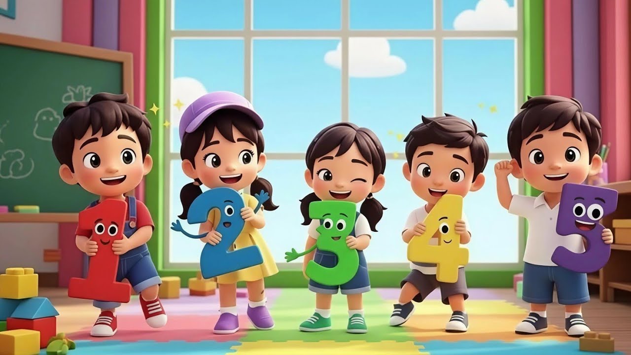 هيا نتعلم الأرقام من 1 إلى 20 للأطفال 👶🔢