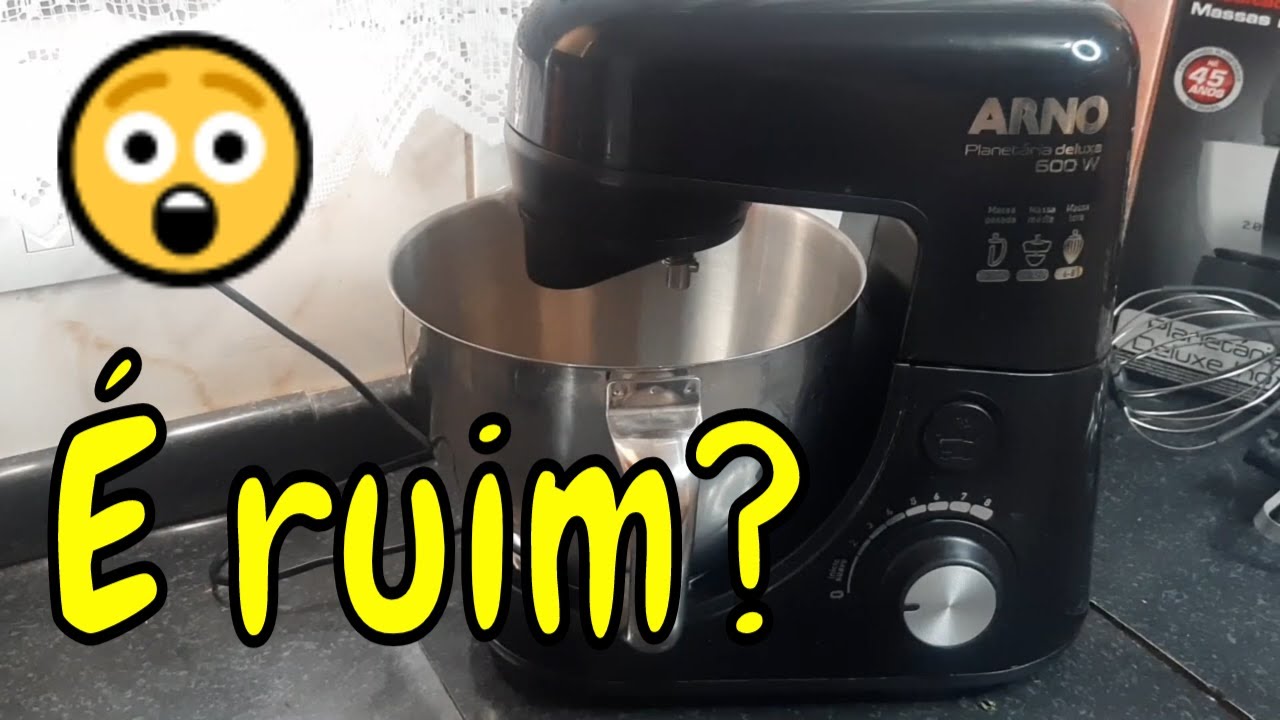 Batedeira Planetária ARNO Deluxe Inox é boa? | Review e análise da batedeira planetária ARNO Sx71