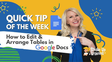 Google Docs Tables: How to edit, arrange, add a header, unsplittable rows, sort, and much more!