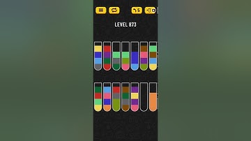 Water Sort Puzzle Level 873 Walkthrough Solution Android/iOS 💦