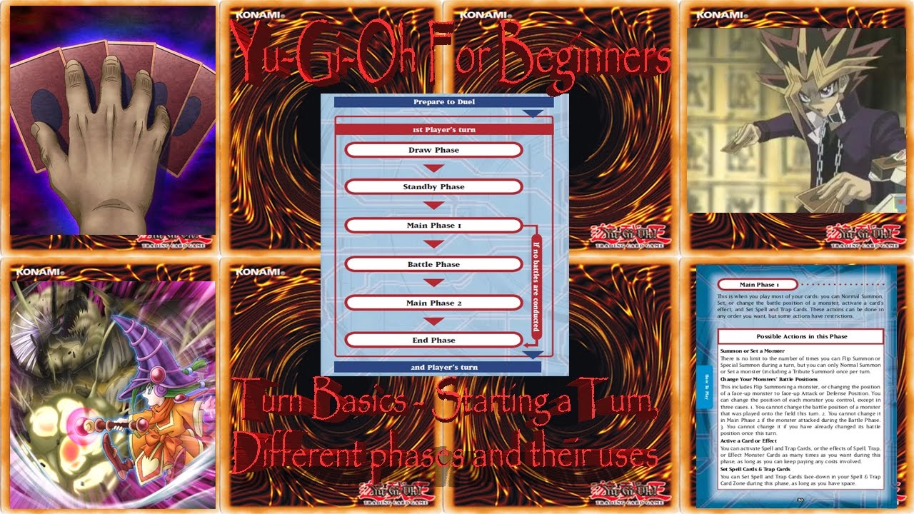 How To Play Yu-Gi-Oh Trading Card Game #2! Turn Basics - Starting a ...