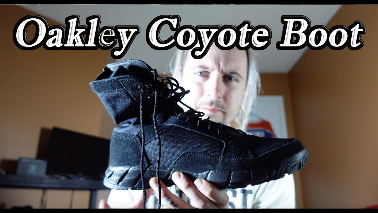 Oakley Coyote Boot Review And Size Guide. Techwear, tactical, warcore, free  running, parkour shoes. - YouTube