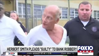 Accused bank robber pleads guilty