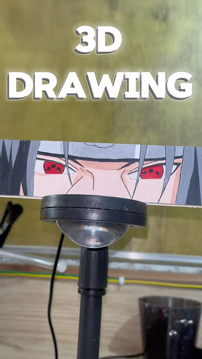 I Spent 100 Hours 3D Drawing Itachi Uchiha