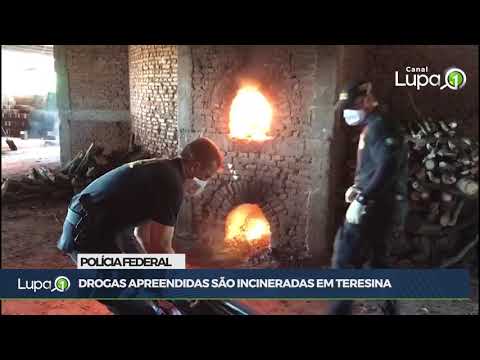 Polícia Federal no Piauí realiza incineração de drogas em Teresina