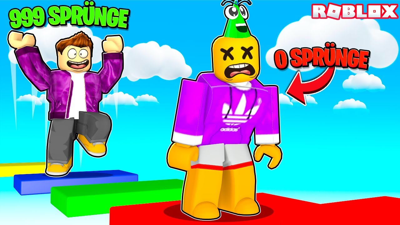 Roblox aber unsere SPRÜNGE sind BEGRENZT!
