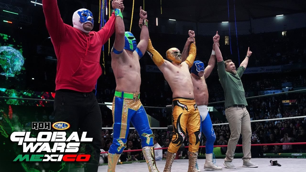 Bryan Danielson comes to the aid of Blue Panther! | ROH x CMLL Global Wars Mexico 06/26/2025