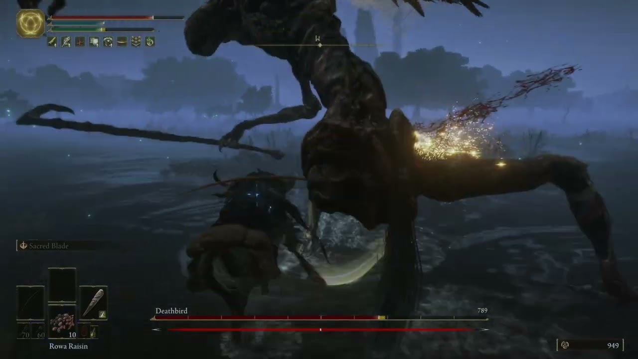 [38] Elden Ring Reforged Master Mode. Deathbird. Птица смерти (Озерная Лиурния)