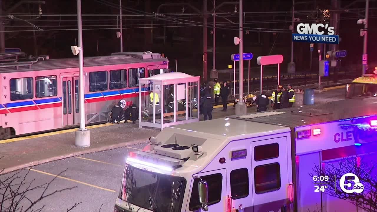 Man in critical condition after being hit by train - YouTube