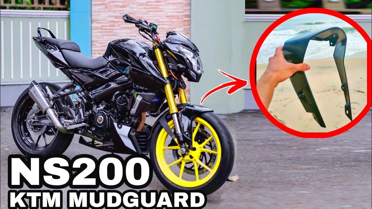 NS200 KTM MUDGUARD INSTALATION DUKE MUDGUARD IN NS200 YouTube