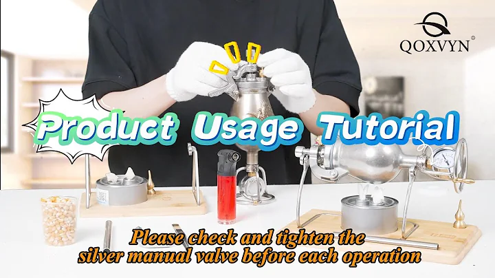 Qoxvyn Chinese Popcorn Cannon Maker Operation Demo