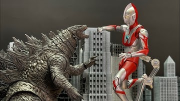 Godzilla vs Ultraman | ゴジラ vs ウルトラマン EPIC STOP MOTION BATTLE! ( G-Fest 2024 )