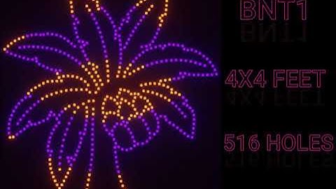 BNT1 #BANANA TREE  4X4 FEET 516 HOLES (TTCFM183) #PIXEL #LED