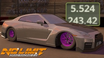 Low 5.5 Nissan R35 GTR Tune - No Limit Drag Racing 2.0