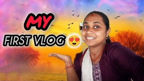 My first vlog 😍