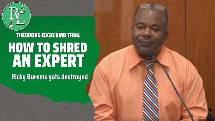 Expert Witness DESTROYED on Cross Exam in Edgecomb...