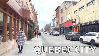 Quebec City Walk : SaintRoch & Limoilou | Benjo Toy Store, St. Joseph St, 3rd Ave in December 2022