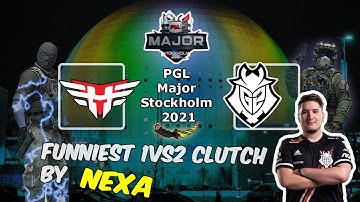 Funniest 1vs2 clutch by Nexa on Inferno, Heroic vs G2, PGL Major Stockholm 2021