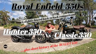 Hunter 350 vs Classic 350 Royal Enfield Comparison