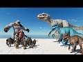 IREX Evolution Cage | Mutant Primates vs Indominus Rex Evolution - ARBS