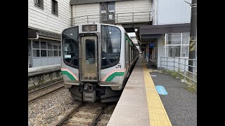 JR東日本 東北本線 E721系 P4-13編成 新白河駅から白河駅 車窓（2022/10/16）