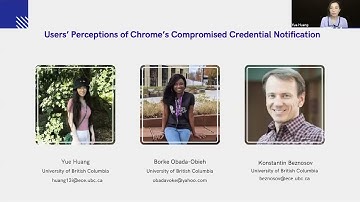 Users’ perceptions of Chrome compromised credential notification