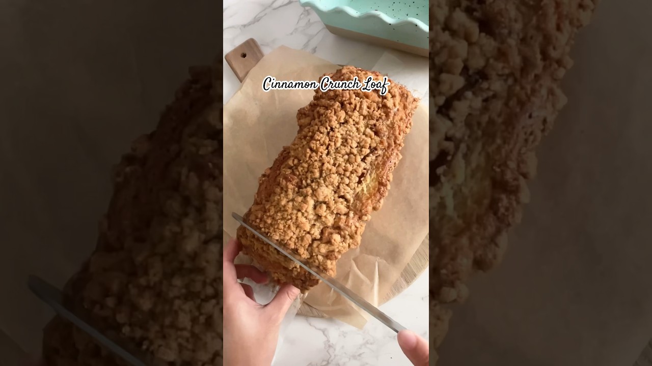 Cinnamon Crunch Loaf  ❤️Recipe in Comment 