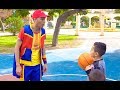 عمو صابر يلعب كرة السلة  - amo saber playing basket ball