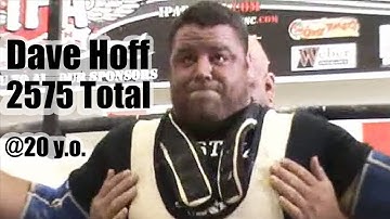Dave Hoff Totals 2575 lbs. at the 2009 IPA Pro // Unedited Footage