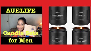 Scented Candle Sets for Men - (Thru Amazon)