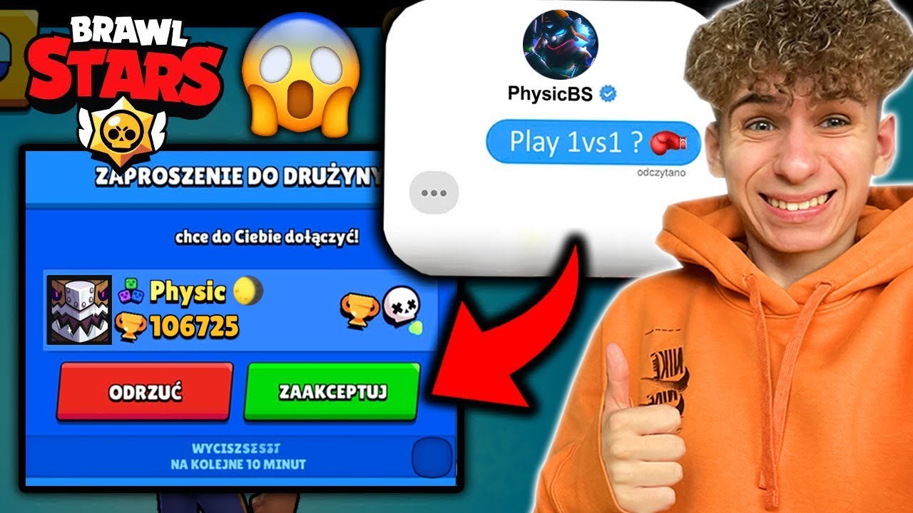 NAPISAŁEM do 50 NAJLEPSZYCH GRACZY na ŚWIECIE żeby ZAGRALI ZE MNĄ 1 VS 1 w BRAWL STARS...⚔️
