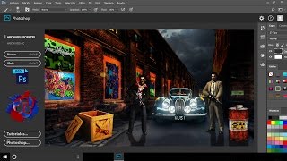 WALLPAPER LA MAFIA II EN PHOTOSHOP CC screenshot 1