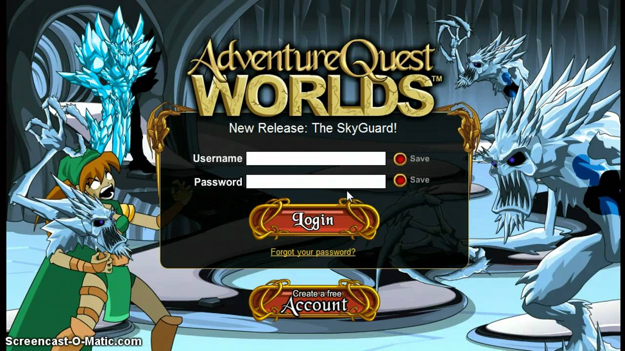 AQW Free Level 45 Account (Rare Items)