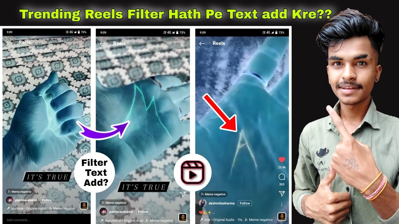 Meme Negative Filter Use Trending Reels Video Editing |Instagram Reels ...