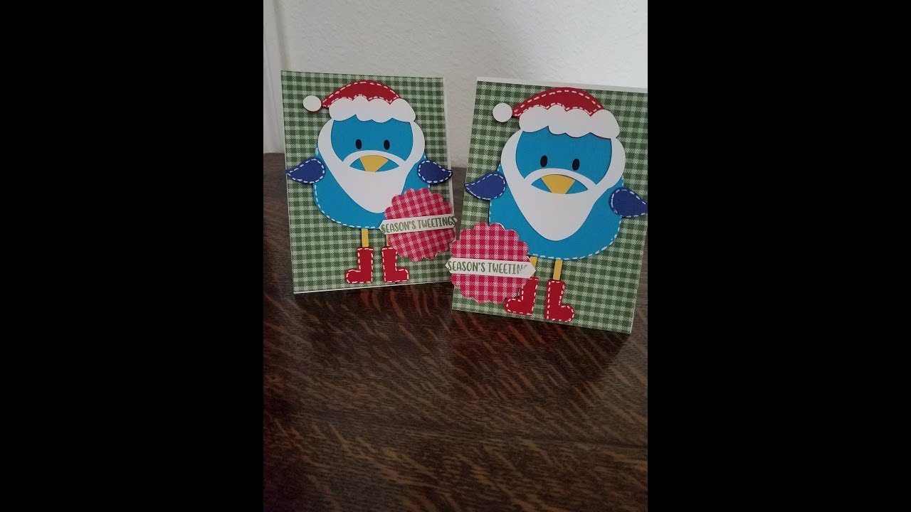 Santa Bird Christmas Card