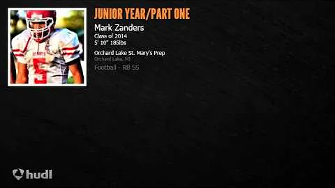 Mark Zanders Orchard Lake St. Marys (Junior Year)