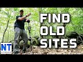 you can find old sites but you have to hike miles