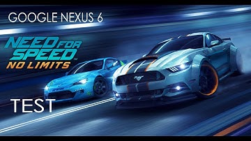 Google Nexus 6 - Android 7.0 Nougat DP5 - NFS No Limits - Gameplay / Test