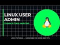 Linux User & Group Admin: Quick Commands Guide #Shorts