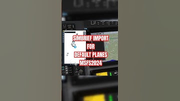 Import Simbrief flight plan into MSFS2024 default planes #shorts