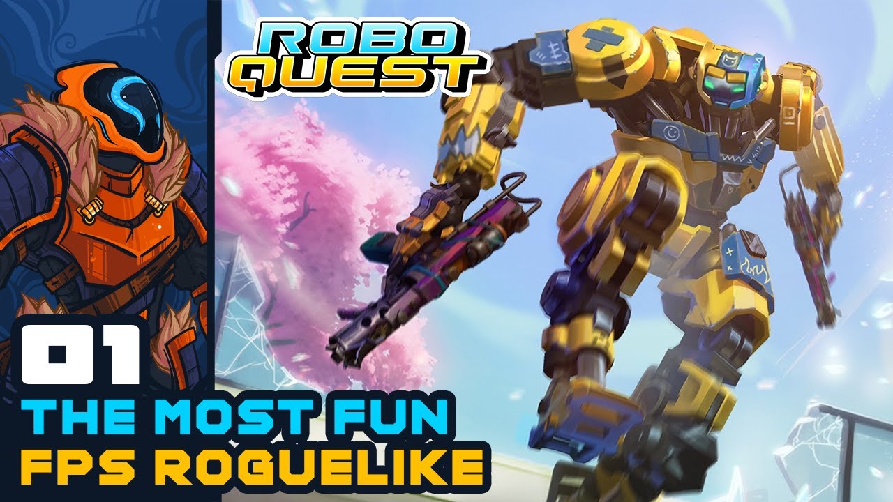 The Most Fun FPS Roguelike! - Let's Play Roboquest [Summer Update] - PC Gameplay Part 1