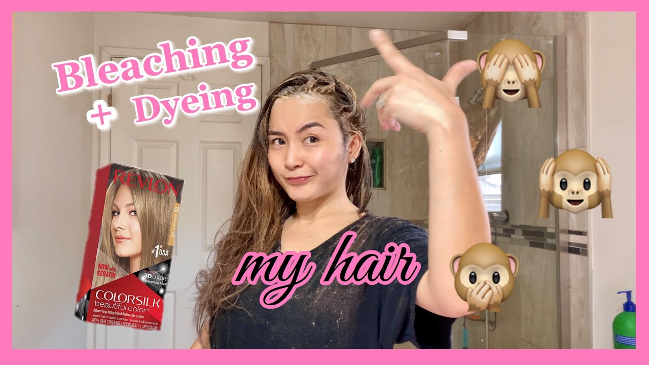 home bleaching dark hair