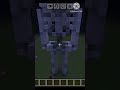 I build skeleton in Minecraft #minecraft #minecraft #shortvideo #minecraftshorts #build #craft