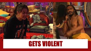 Bigg Boss 15 Update:Devoleena Bhattacharjee gets violent during a nasty fight with Abhijit Bichukale