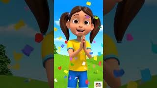 Jump, Clap &amp; Spin! 💃 Fun Action Song for Kids 🐒✨ #KidsSongs #NurseryRhymes #shorts