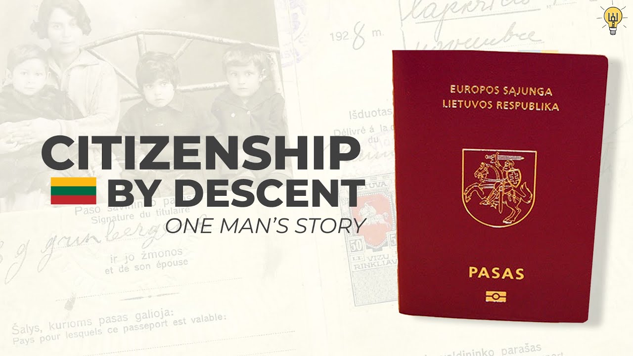 POV: One Man's Bureaucratic Journey To Acquire Lithuanian Citizenship By Descent