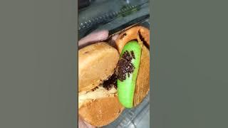 Rezeki kue pukis pandan, Topping meses cokelat 🥰 #shorts