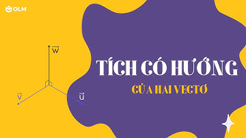 Tích có hướng của hai vectơ trong không gian | Toán lớp 12 mới - OLM.VN