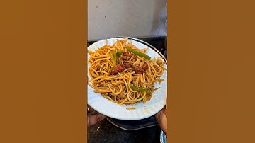 hakka Noodles Recipe👌 #shorts #shortsfeed #cooking #viralvideo #recipe #roti #foodie #cookingtips